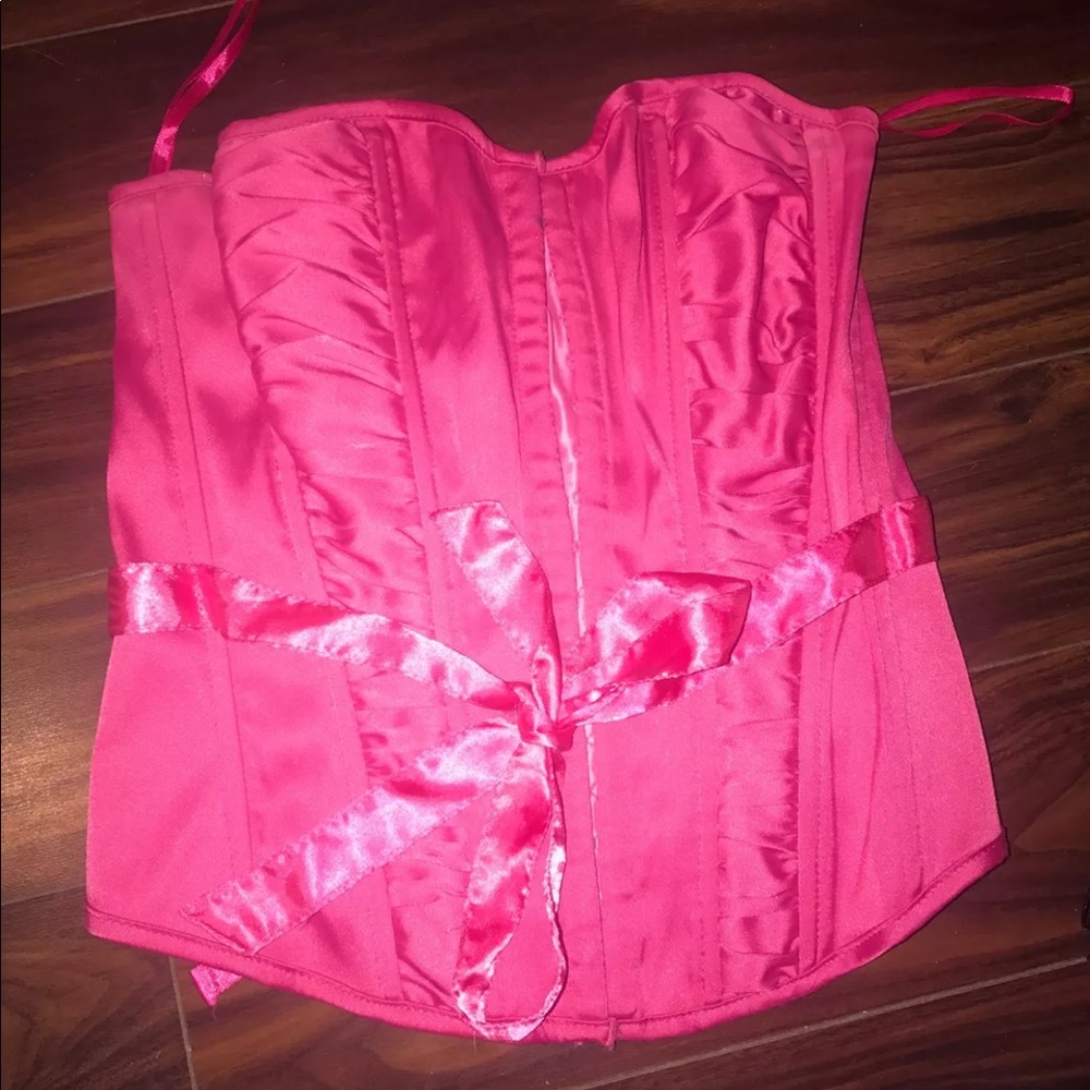 Pink corset